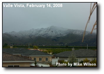 Foothill Snow