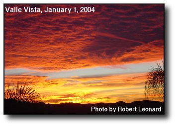 New Year Sunset