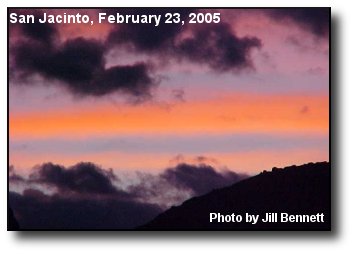 San Jacinto Sunset