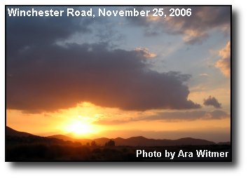 Winchester Sunset