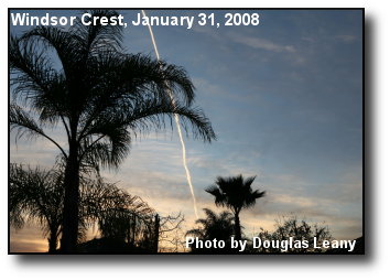 Evening Contrail