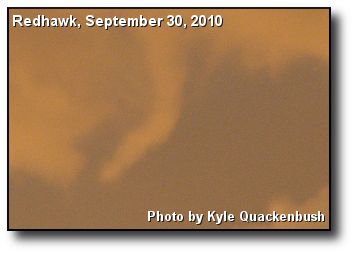 Illuminated Landspout